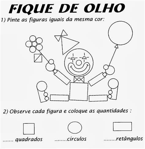 Atividades Figuras Geométricas Planas 3 Ano EDUKITA