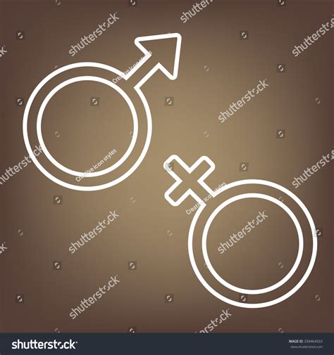 Sex Symbol Vector Illustration Line Icon 스톡 벡터로열티 프리 339464933 Shutterstock