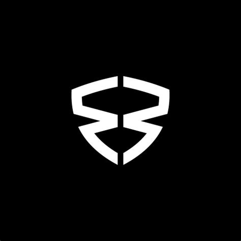 number  logo template  fox head symbol vector image