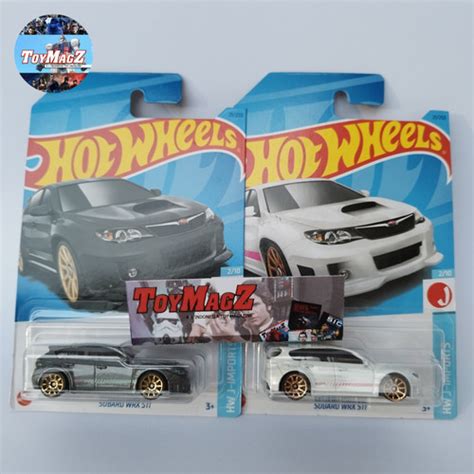 Jual Hot Wheels Ori Mattel Hot Wheels Subaru Wrx Sti Putih