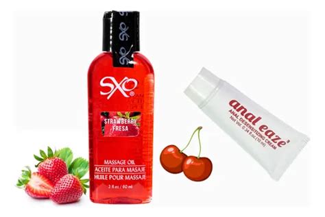 Lubricante Masaje Corporal Sxo Ml Anestesico Anal Eaze Fresa Meses Sin Inter S