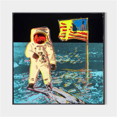 astronaut painting colorful character painting andy warhol pop art