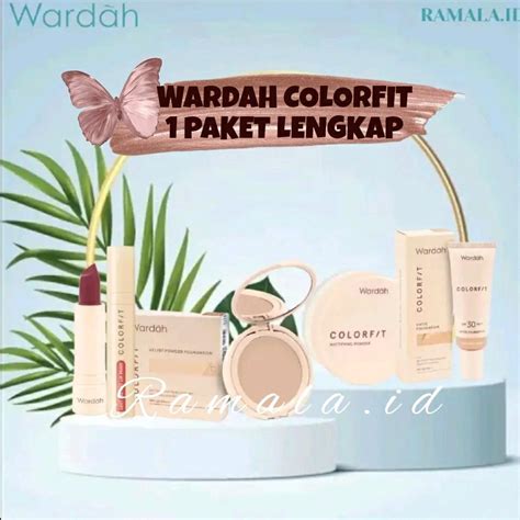 Jual Wardah Paket Colorfit Make Up Lengkap Shopee Indonesia