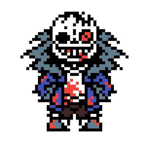 Pixilart Horrortale Sans Sprite By Fusion12345