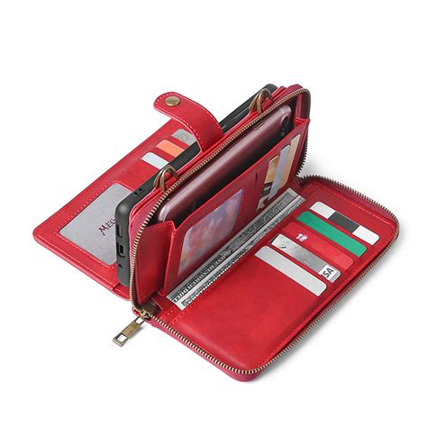 Casebus Classic Crossbody Detachable Magnetic Wallet Phone Case