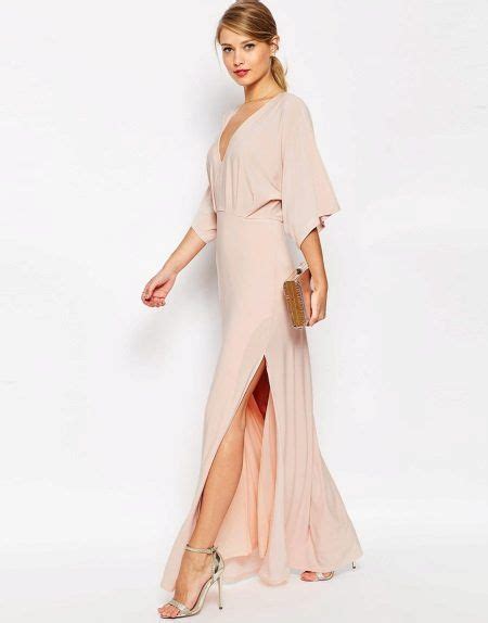 Платье-кимоно для вечернего выхода | Plunge maxi dress, Evening dresses ...