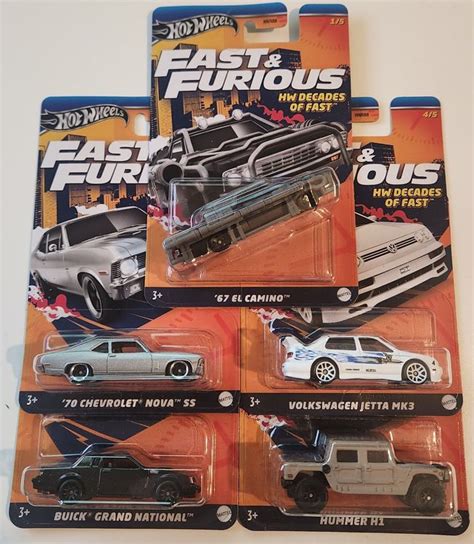 HOT WHEELS SERIES FAST FURIOUS HW DECADES OF FAST Neu und originalverpackt in BULLE für