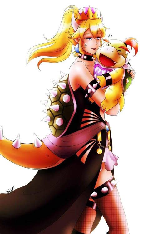 Bowsette And Bowser Jr By Helenapalomino2 On Deviantart