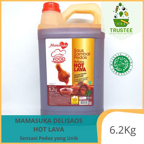 HOT LAVA Mamasuka Delisaos KG Saus Sambal Pedas Food Service Lazada Indonesia