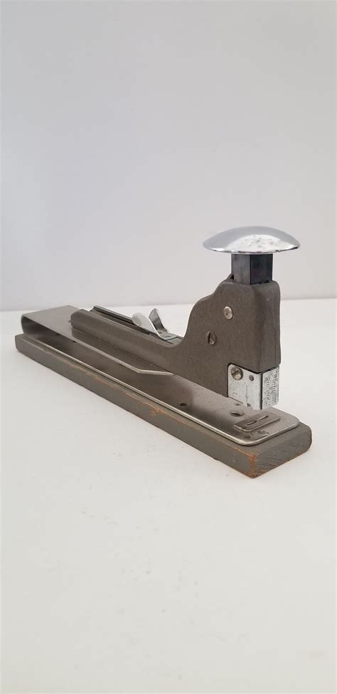 Vintage Circa 1940s Hotchkiss Long Reach Stapler Uses Standard 12 Staples Available