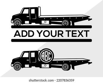 Rollback Truck Svg Flatbed Truck Svg Tow Truck Svg Off