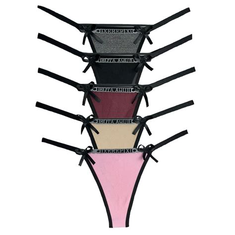 Kit Calcinha Tanga Lingerie De Microfibra Fio Dental Sexy Regulagem Personalizada Nome