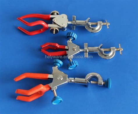 0110mm Zinc Alloy Three Finger 3 Prong Swiveling Adjustable Retort