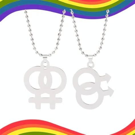Collar Luna Lgbt Bandera Gay Pride Friendly Marcha Orgullo Meses Sin Inter S