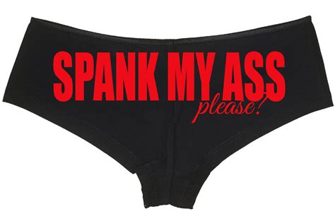 SPANK My ASS Please Buy Me Pizza Tacos Boy Short Panty Etsy