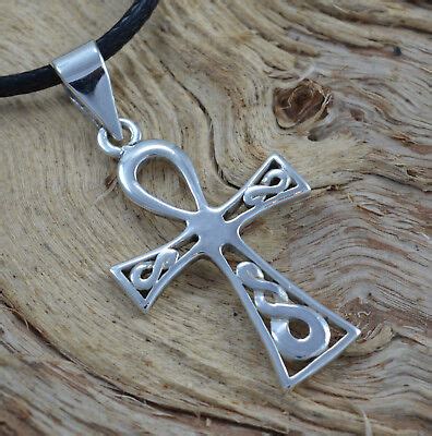 Silber Gyptisches Ankh Anch Symbol Lebensschl Ssel Anh Nger Ank