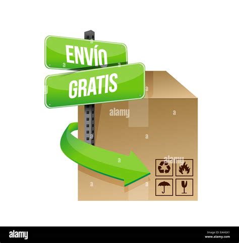 Free shipping in spanish concept sign Stock Photo - Alamy