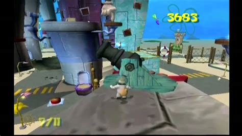 Spongebob BFBB Downtown Bikini Bottom 100 Walkthrough YouTube