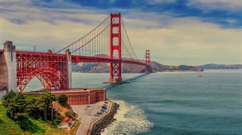 Free Images Sea Coast Vacation Travel San Francisco Suspension