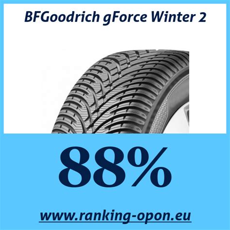BFGoodrich gForce Winter 2: 88 %, 24 recenzje | Ranking-opon.eu