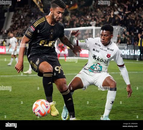 March Lafc Forward Denis Bouanga Holds Off The Challenge For