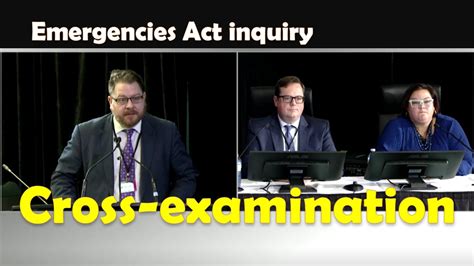 Emergencies Act Inquiry Bia Executives Testimony Part 2 Cross