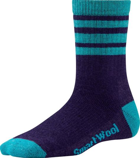 Носки женские Smartwool Striped Hike Medium Crew (Imperial) Фиолетовый ...