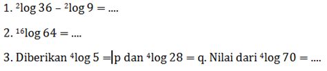 Mengenal Logaritma Definisi Sifat Dan Contoh Soal