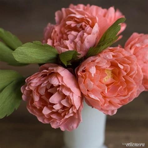 Цветы своими руками. Как сделать бумажные пионы | Paper flowers, Tissue ...
