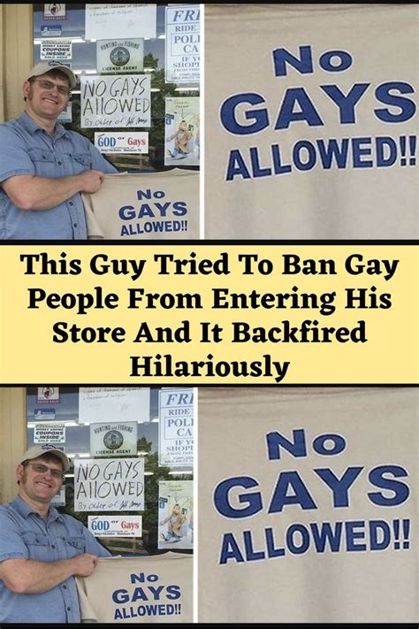 This Guy Tried To Ban Gay People From Entering His Store And It Backfired Hilariously This Moment