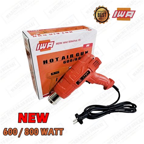 Jual Iwa Low Watt Watt Hot Air Gun Tingkat Panas Heat Gun Blower Pemanas Hotgun