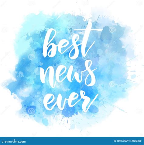 Best News Ever Stock Vector Illustration Of Space Multicolored