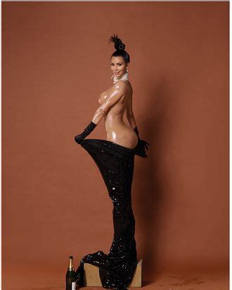 Actually Kim Kardashian Got Totally Naked For That Shoot