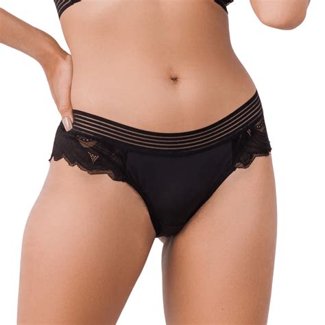 Calzón Bikini Encaje Floral Poliamida DESCUENTO 24