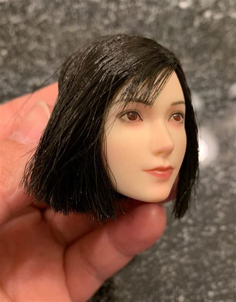 Buy Scale Tifa Female Head Sculpt Pale Skin Tone For Phicen Tbleague Hot Toys Figure Doll