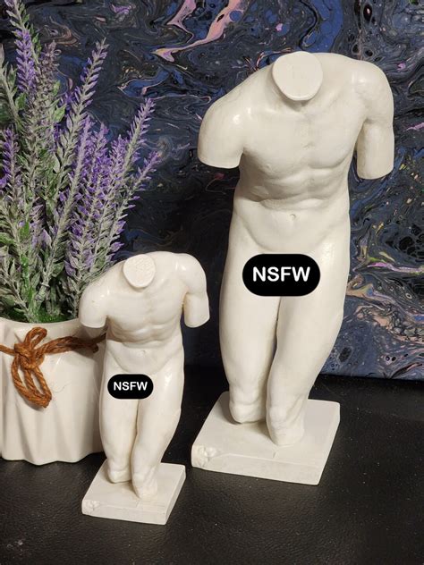 The Valentini Torso Nude Male Statue Scale Replica Etsy