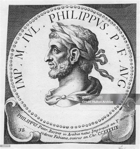 Marcus Julius Philippus or Philip I , Emperor of Rome from 244 - 249 ...
