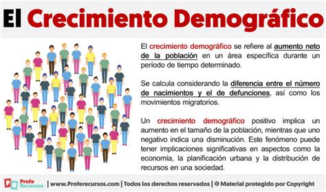 Qué es el Crecimiento Demográfico