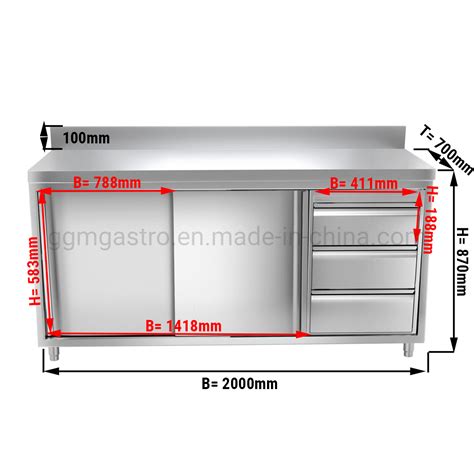 Ss Kitchen Cabinet Design Stainless Steel Storage Cupboards For