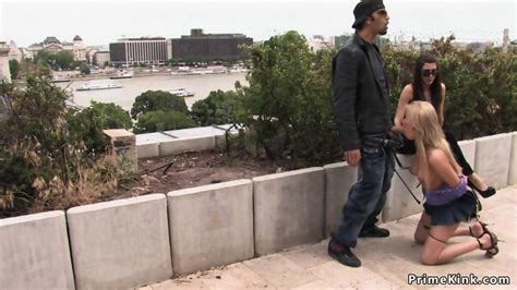 Blonde Gets Facial In Public Bus