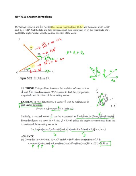 NPHY111 Ch3 Tut Memo Tutorial Questions Along With Memo Explained