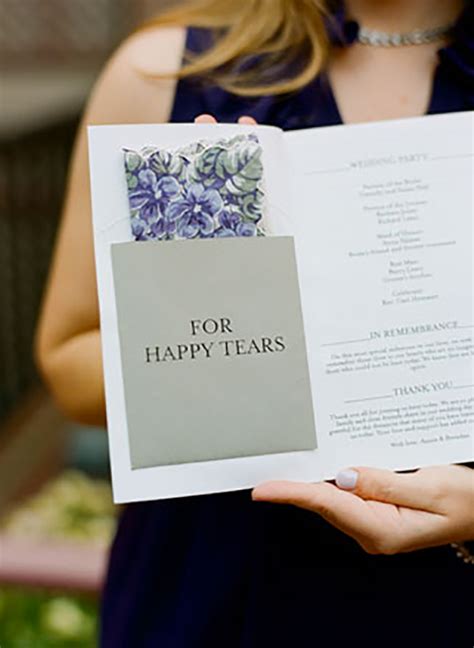 15 Fabulous Unique Wedding Program Ideas