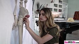 Hot Small Tits Teen And Her Petite Friend Knelt And Sucked Big Dick Before Hardcore Threesome