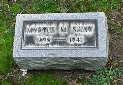 Myrtle M Shaw Find A Grave Memorial