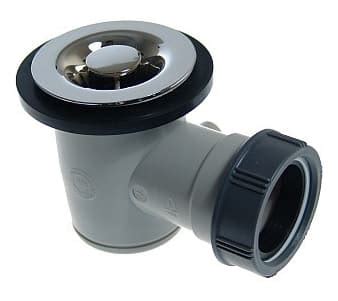 Сифон для душевого поддона WIRQUIN TOURBILLON D50 мм, решетка плоская с ...