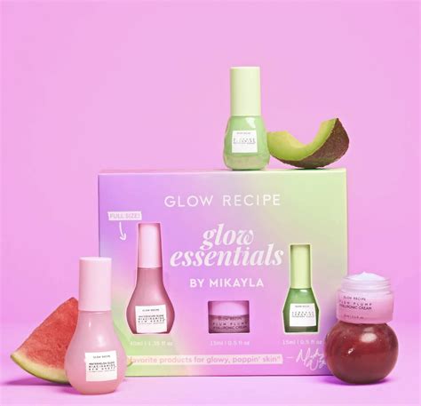 Glow Recipe Glow Essentials By Mikayla Best Seller Set Korean
