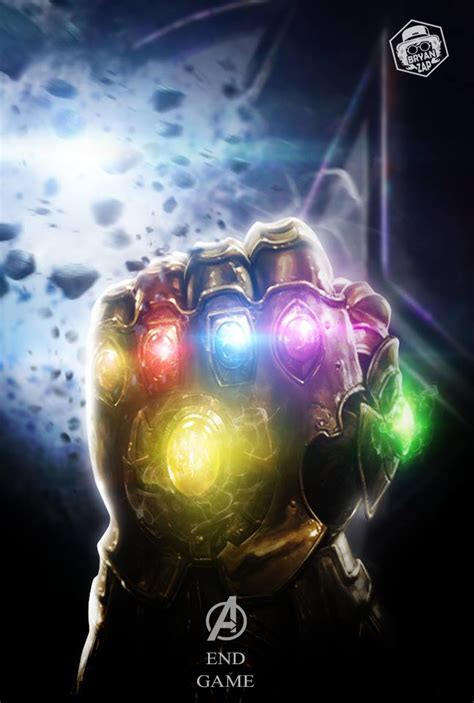 Avengers End Game Thanos Poster By Bryanzap On Deviantart