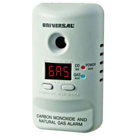 Universal Security Instruments MCND401 Plug-In 2-in-1 CO and Natural Gas Smart Alarm with ...