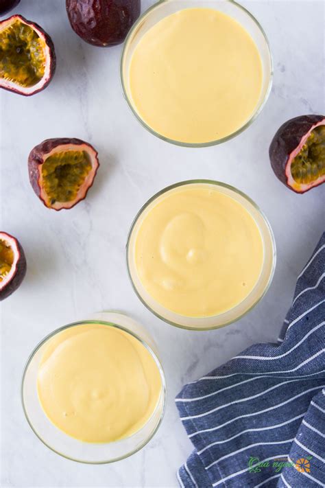 Cách Làm Mousse Chanh Leo Tráng Miệng Cực đỉnh