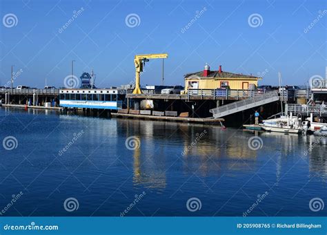 Monterey Municipal Wharf Monterey California Usa Editorial Image